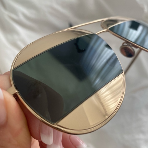 Dior Split Gold Sunglasses - Picture 6 of 7